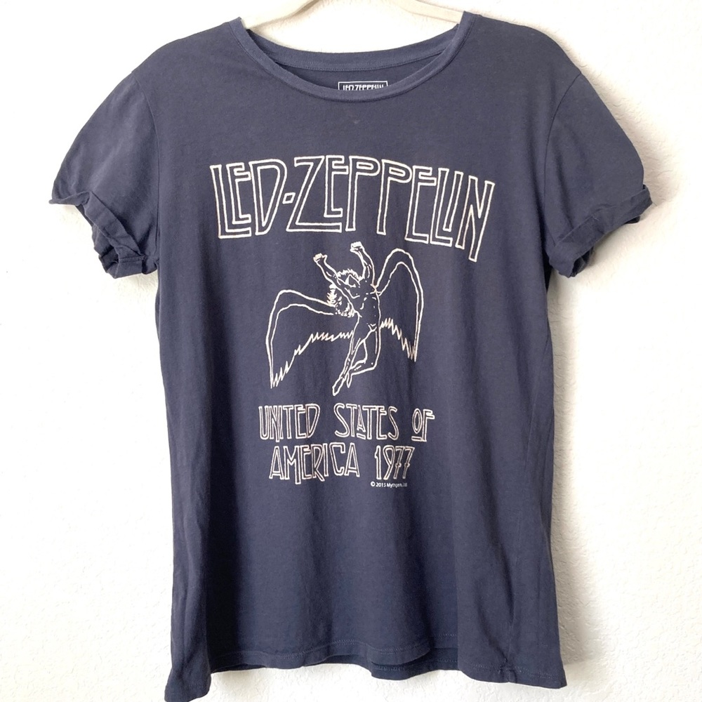 Led Zeppelin Soft Thin Band Graphic Tee Shirt